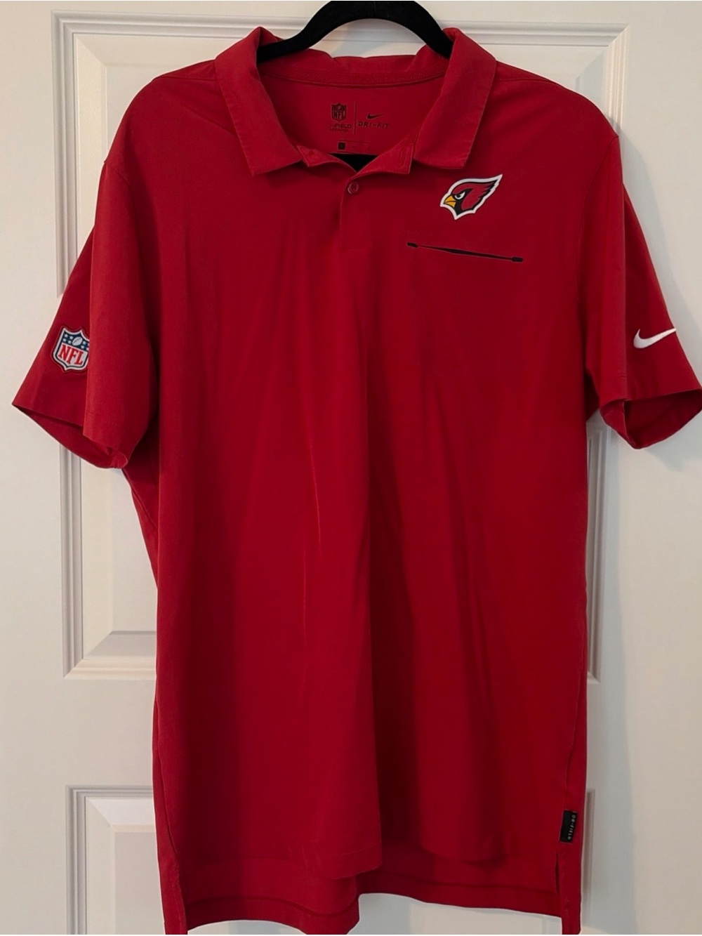 Nike Men's Red Arizona Cardinals Polo Shirt